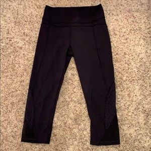 Black mid leg lulu lemon leggings